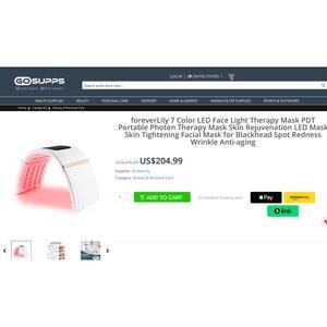 New! 7 Colors LED Mask Photon LED Light Skin Care light